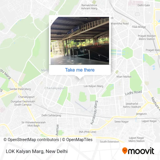 LOK Kalyan Marg map
