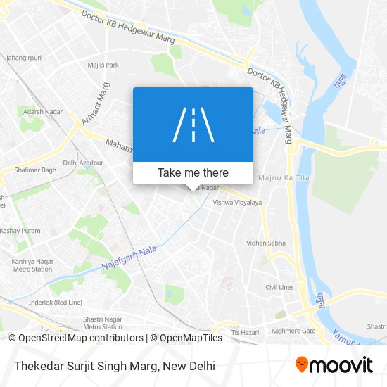 Thekedar Surjit Singh Marg map