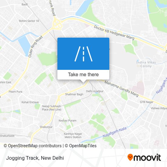 Jogging Track map