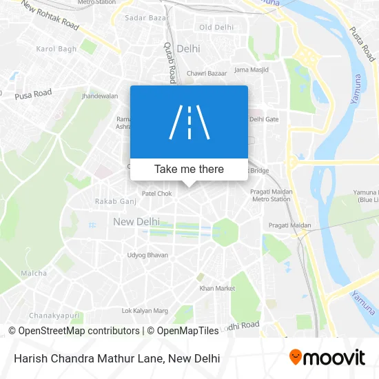 Harish Chandra Mathur Lane map