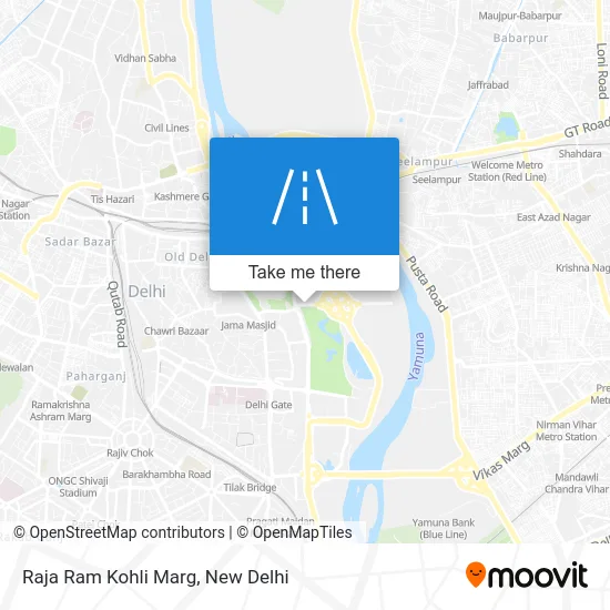 Raja Ram Kohli Marg map
