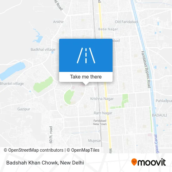Badshah Khan Chowk map