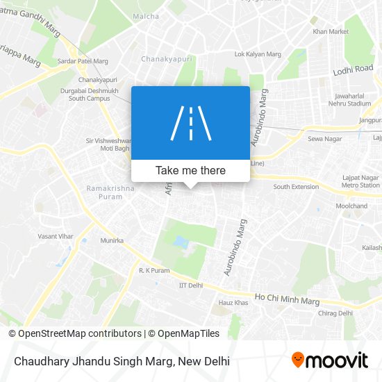 Chaudhary Jhandu Singh Marg map