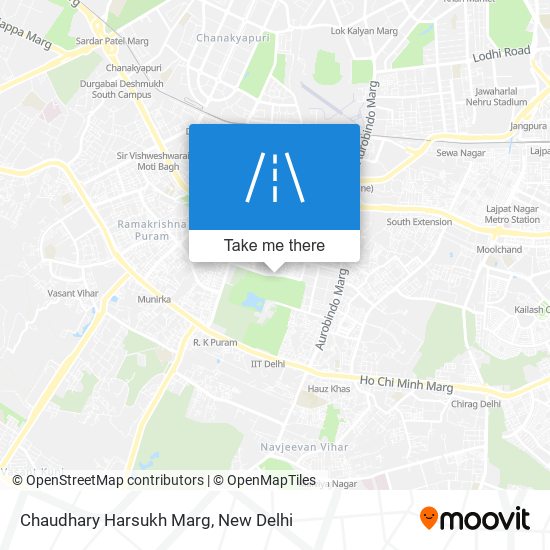 Chaudhary Harsukh Marg map