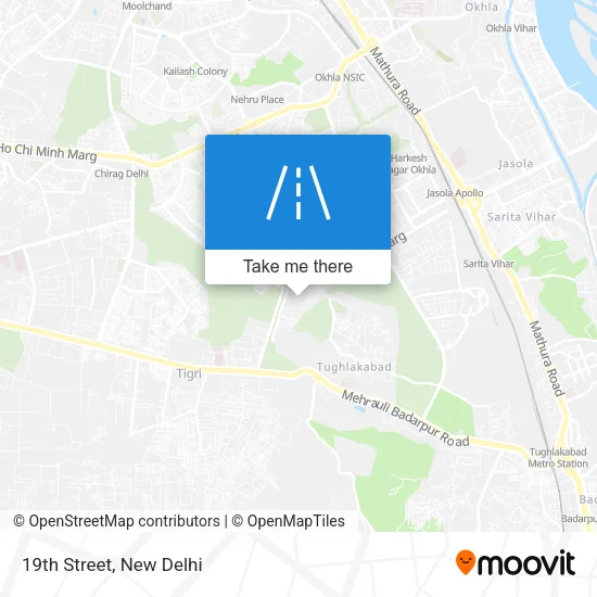 19th Street map
