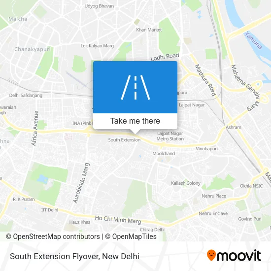 South Extension Flyover map