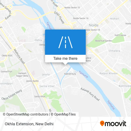 Okhla Extension map