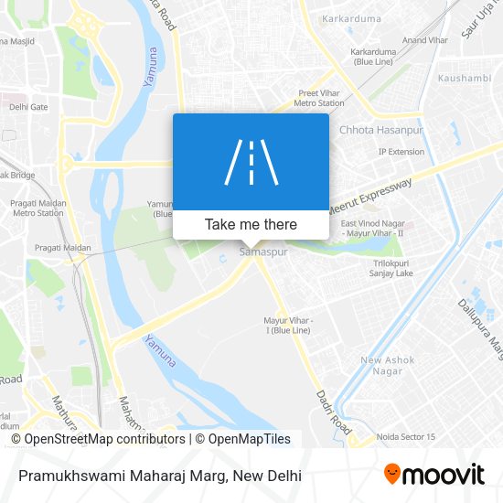 Pramukhswami Maharaj Marg map