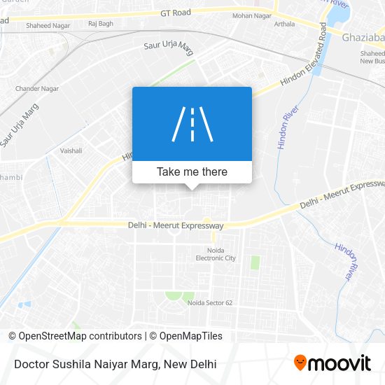 Doctor Sushila Naiyar Marg map
