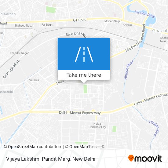 Vijaya Lakshmi Pandit Marg map