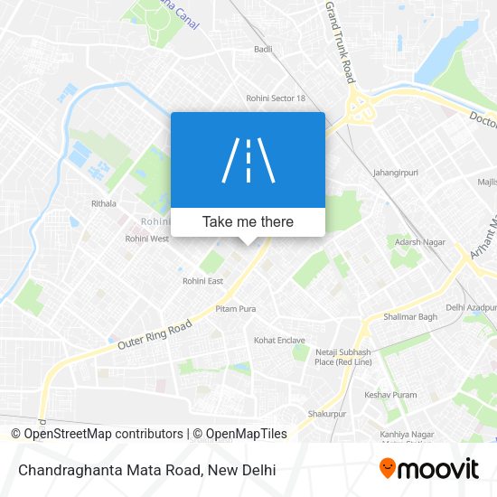 Chandraghanta Mata Road map