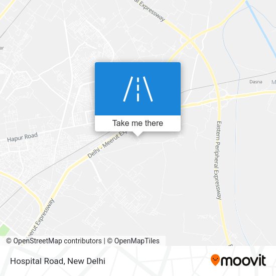 Hospital Road map