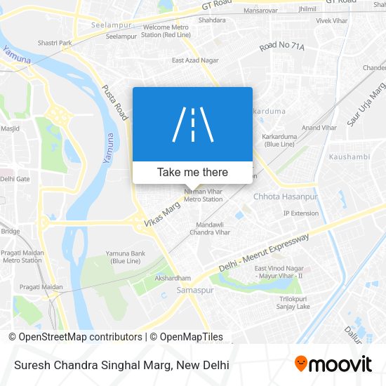 Suresh Chandra Singhal Marg map