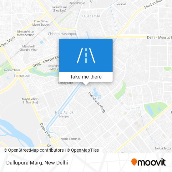 Dallupura Marg map