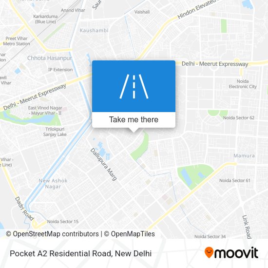 Pocket A2 Residential Road map