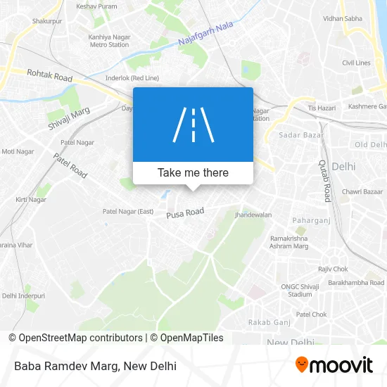 Baba Ramdev Marg map