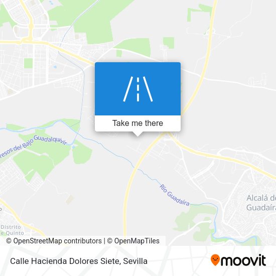 Calle Hacienda Dolores Siete map