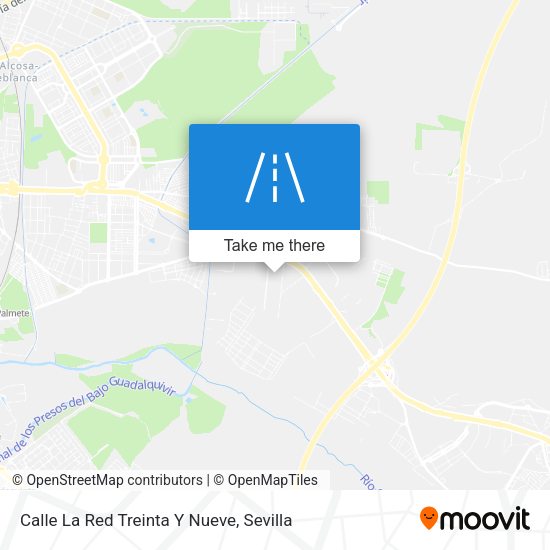 Calle La Red Treinta Y Nueve map
