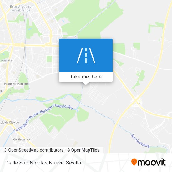 Calle San Nicolás Nueve map
