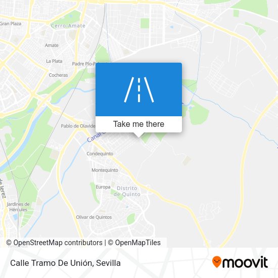 Calle Tramo De Unión map