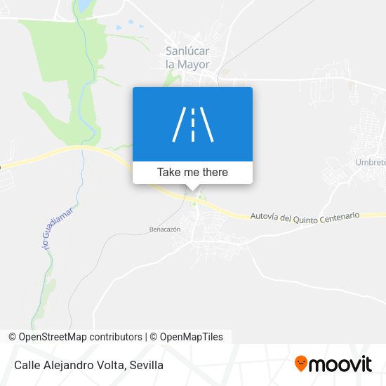 Calle Alejandro Volta map