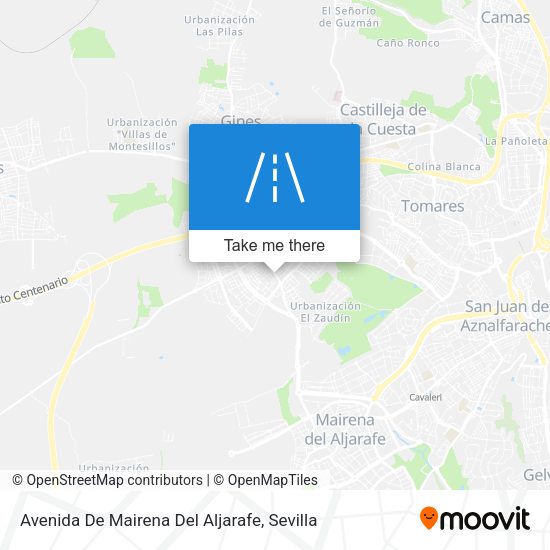 Avenida De Mairena Del Aljarafe map