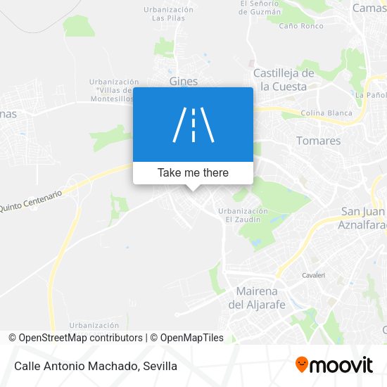 Calle Antonio Machado map