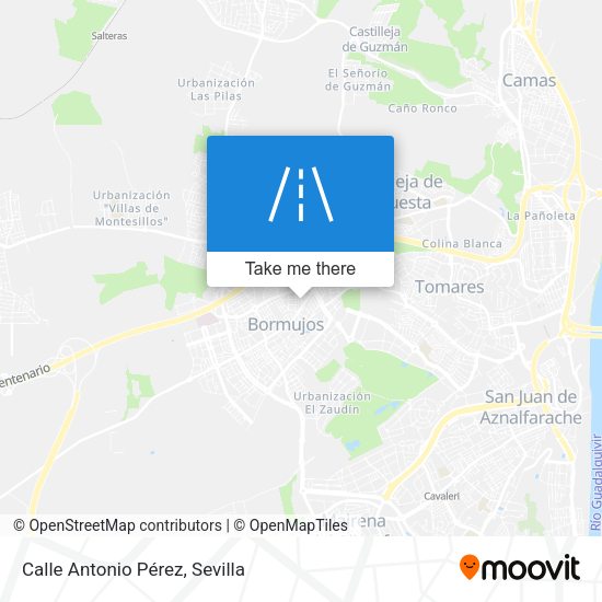 Calle Antonio Pérez map