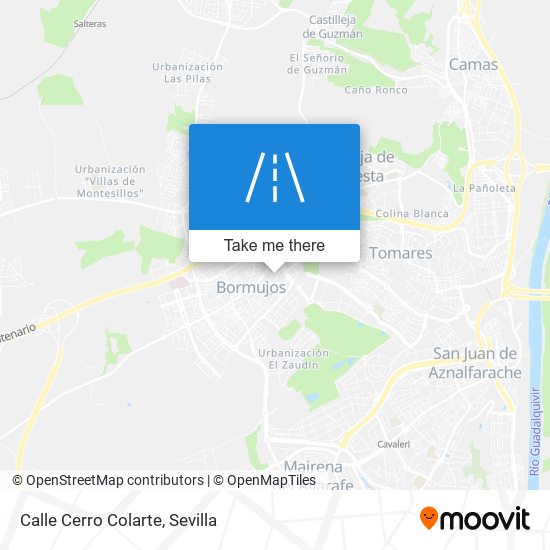 Calle Cerro Colarte map