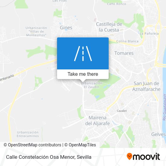 Calle Constelación Osa Menor map