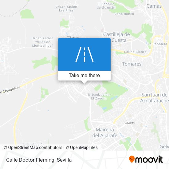 Calle Doctor Fleming map
