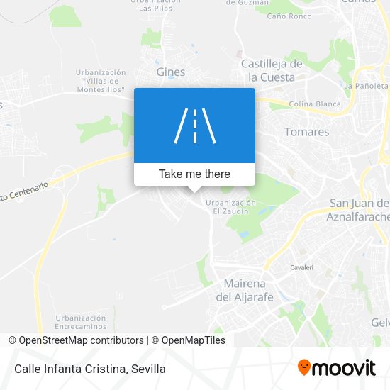Calle Infanta Cristina map