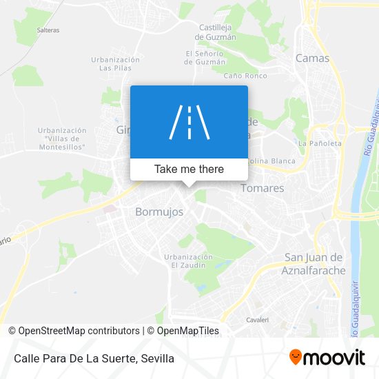 Calle Para De La Suerte map