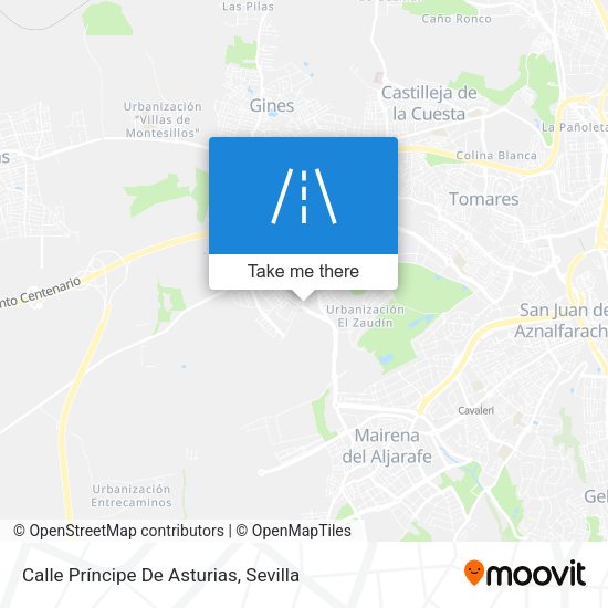 Calle Príncipe De Asturias map