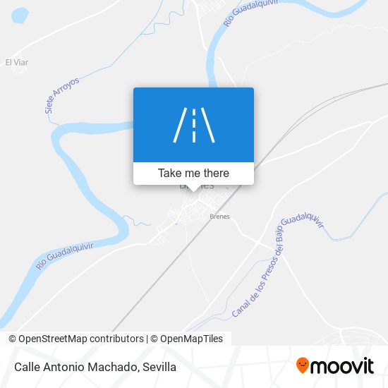 mapa Calle Antonio Machado