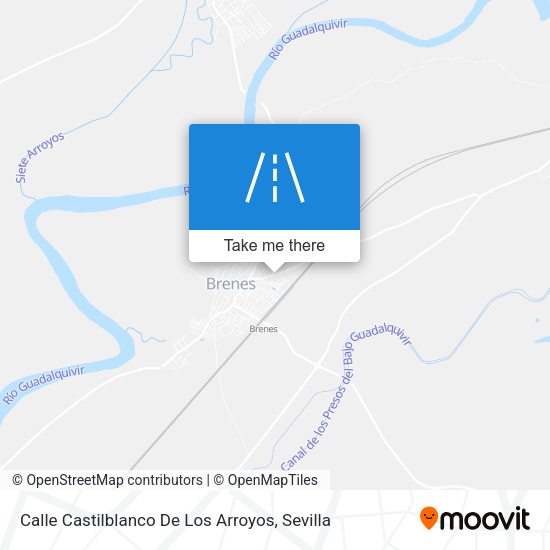 Calle Castilblanco De Los Arroyos map