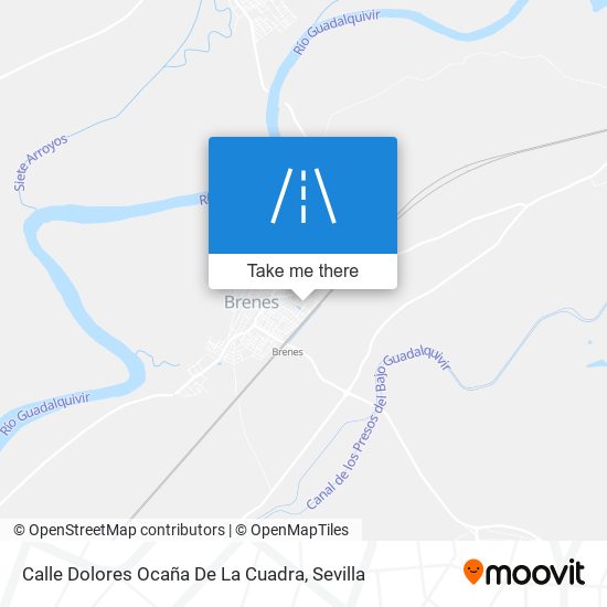 mapa Calle Dolores Ocaña De La Cuadra