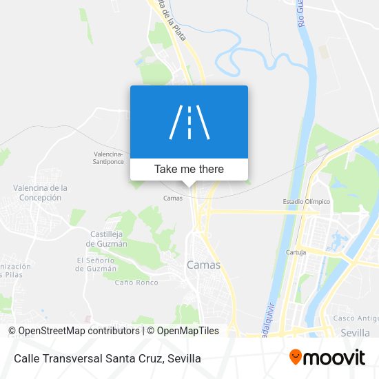 Calle Transversal Santa Cruz map