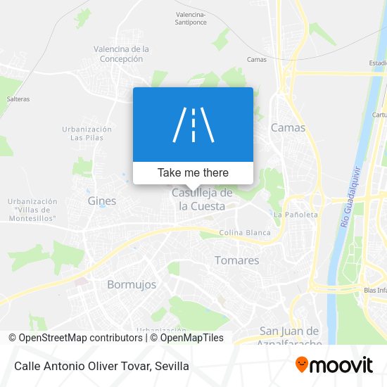 Calle Antonio Oliver Tovar map