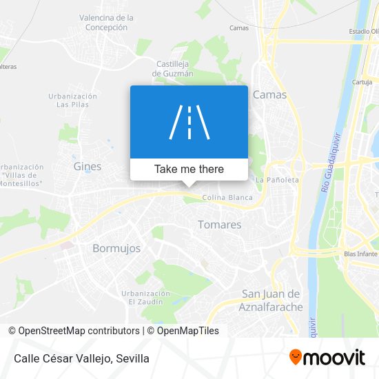 Calle César Vallejo map