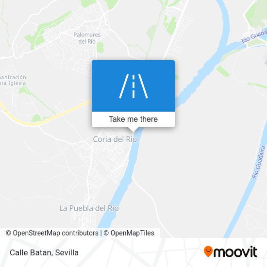 Calle Batan map