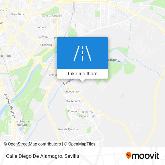 Calle Diego De Alamagro map