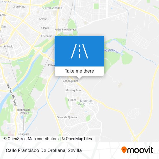 Calle Francisco De Orellana map