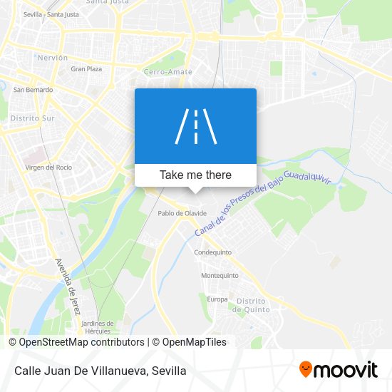 Calle Juan De Villanueva map