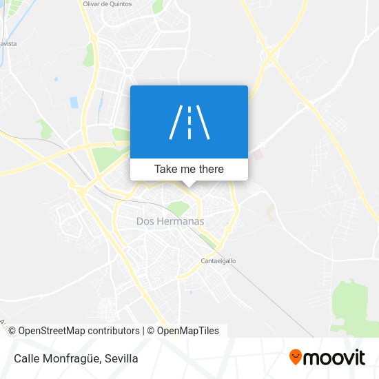 Calle Monfragüe map