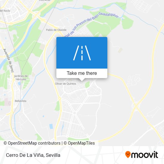 Cerro De La Viña map