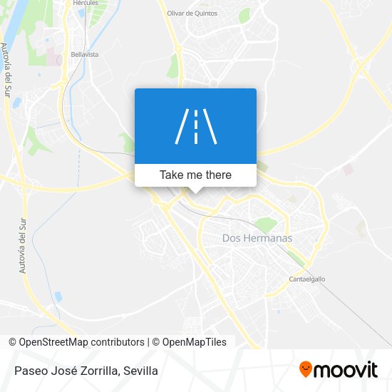 Paseo José Zorrilla map
