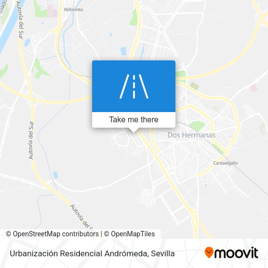 Urbanización Residencial Andrómeda map