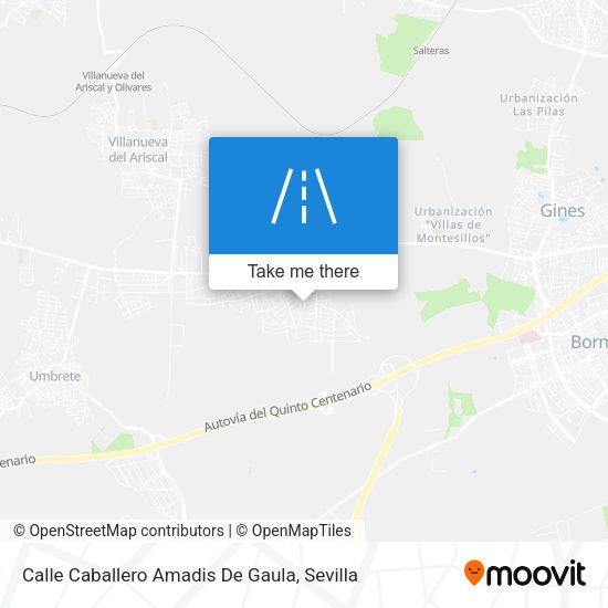 Calle Caballero Amadis De Gaula map
