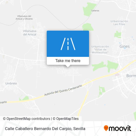 Calle Caballero Bernardo Del Carpio map